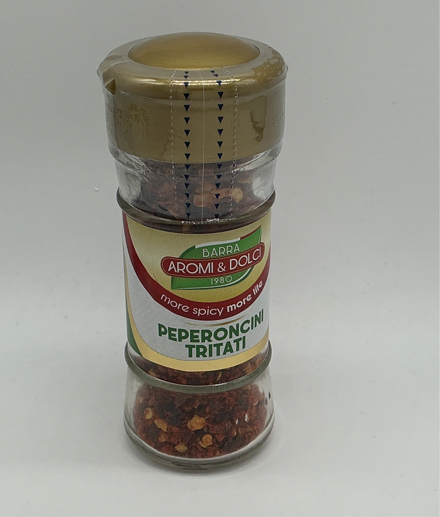 Barra Aromi&Dolci. Peperoncini Tritati. (Gehackten Chilischoten) 25g