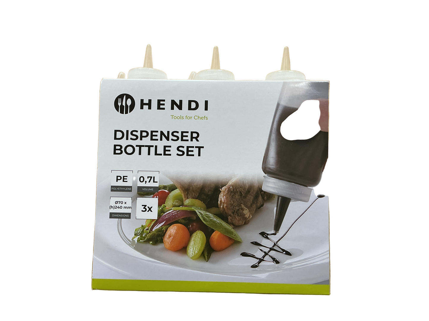 Hendi Dispenser Bottle 3Set. 0,7L