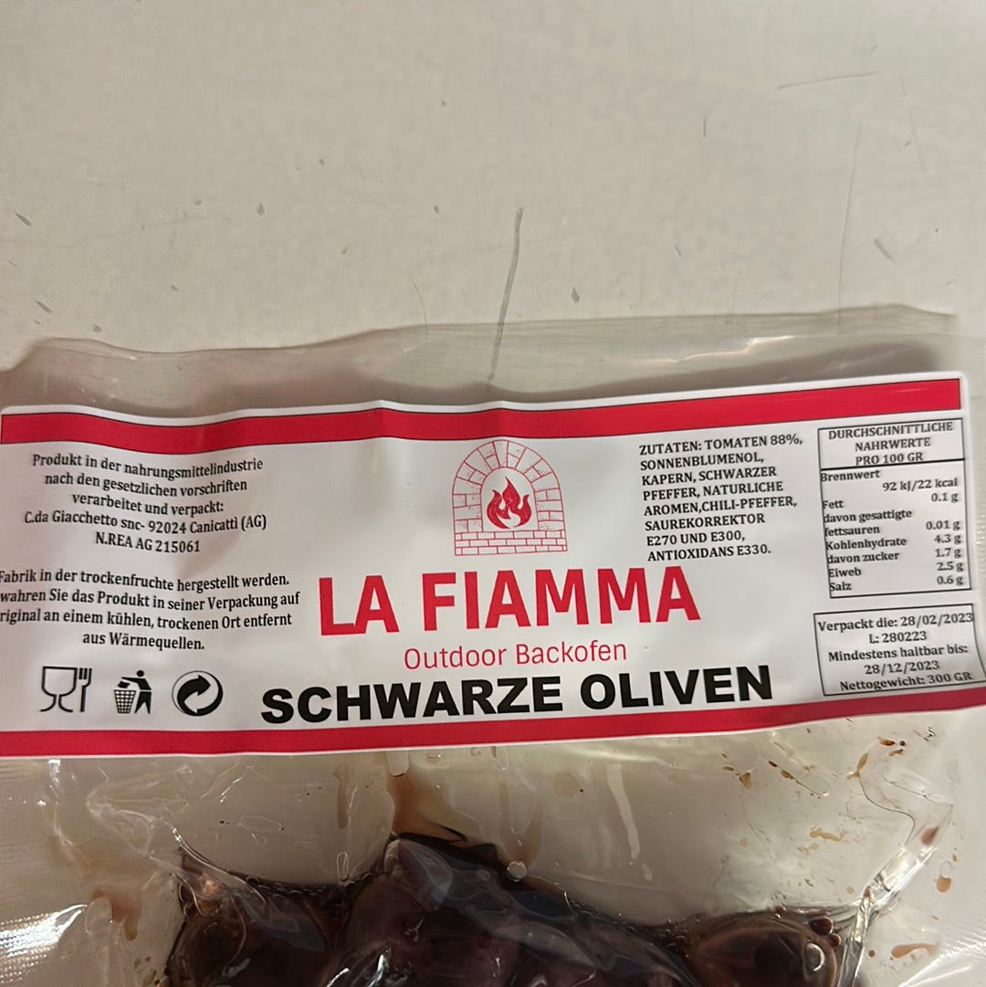 Schwarze Oliven