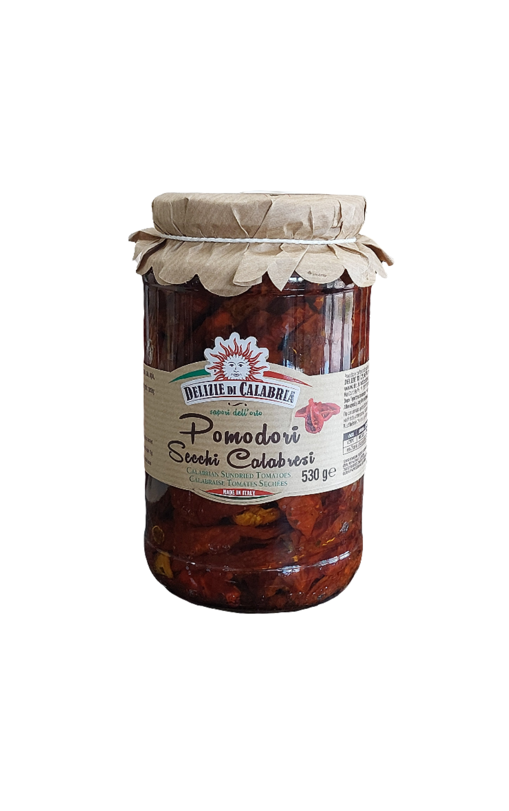 Pomodori Secchi Calabrese 530g – Delizie di Calabria (getrocknete Paprika aus Kalabrien)