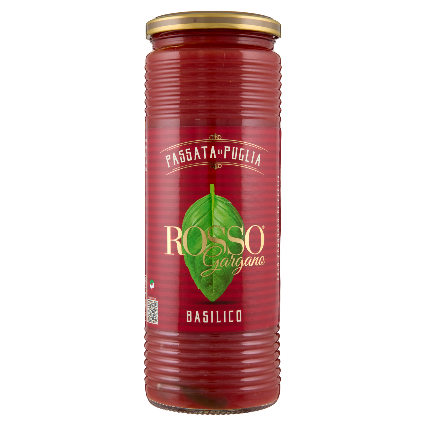 ROSSOGARGANO Passata di Pomodoro Con Basilico – 690 g