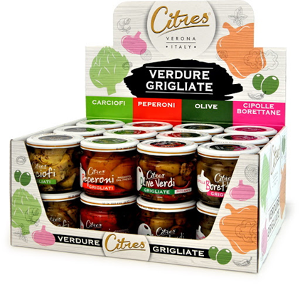 Citres Grigliati 230gr Peperoni/Cipolle/Olive Verdi/Carciofi