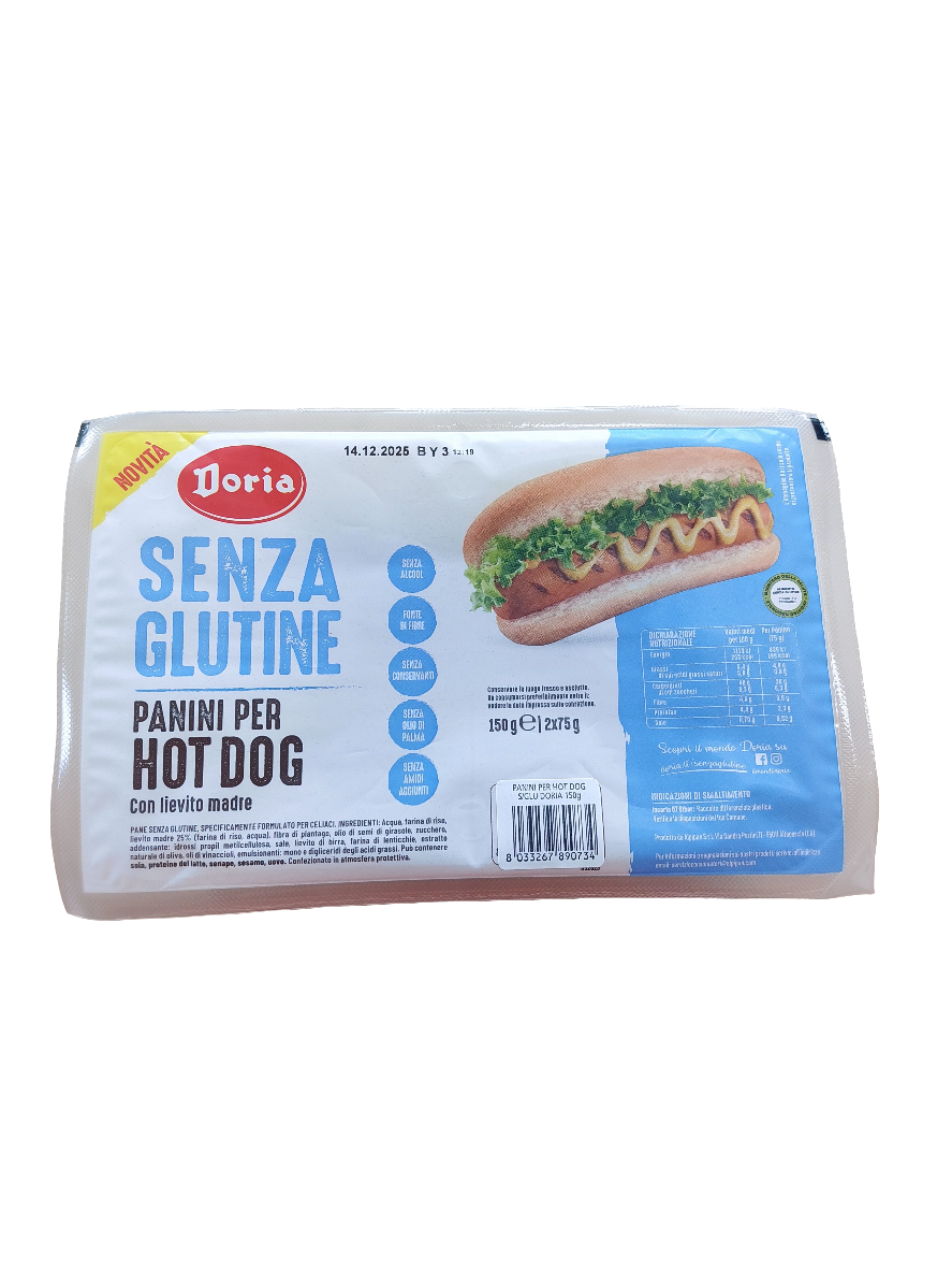 Glutenfreie Hot dogs 150 g
