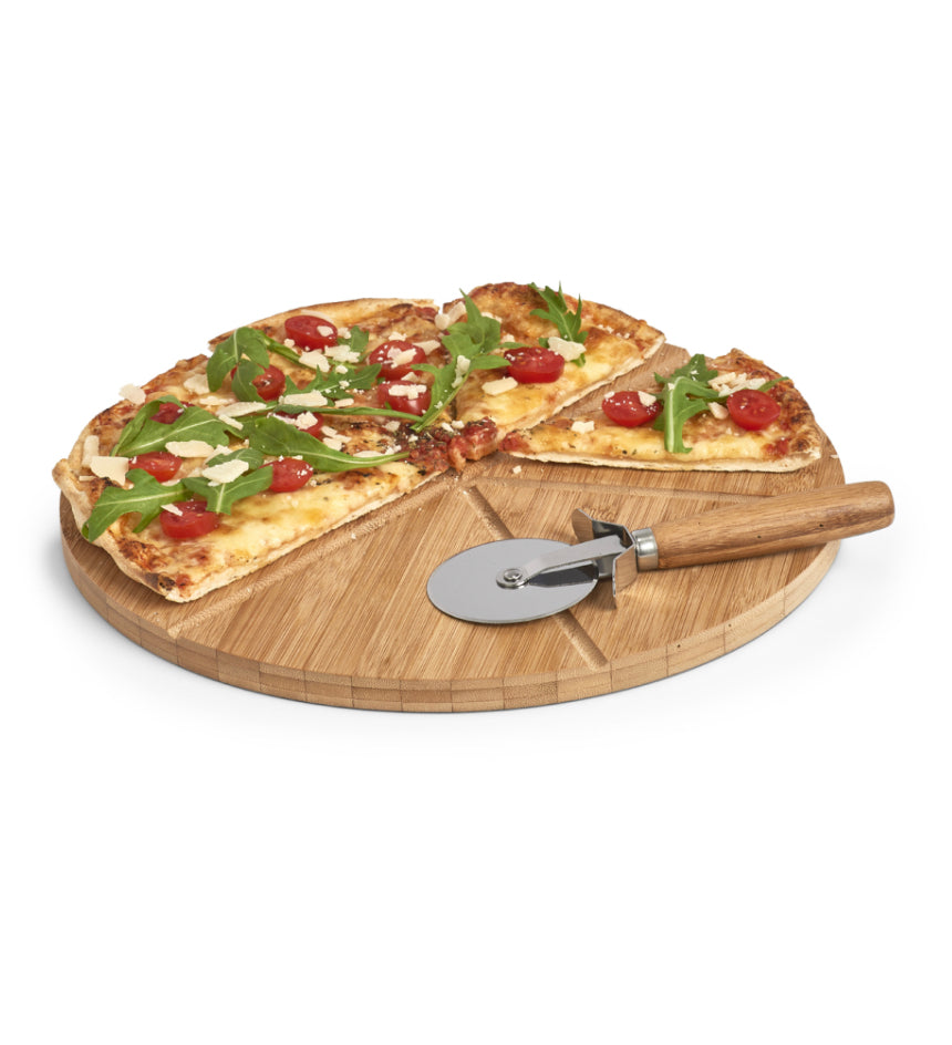 Pizzabrett und Schneider