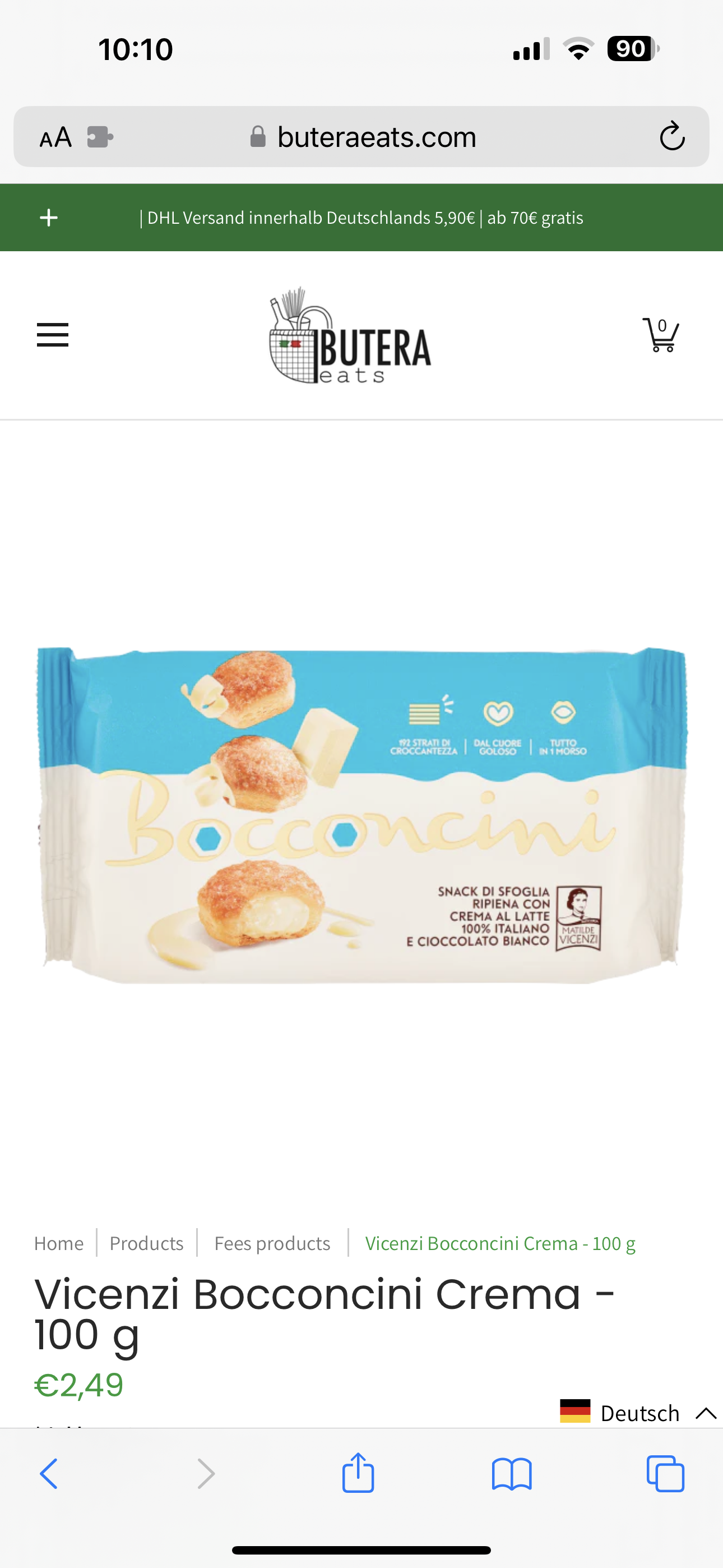 Bocconcini e cioccolato Bianco