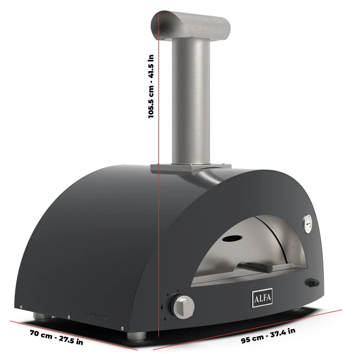 Alfa Pizzaofen Moderno 2 Pizza