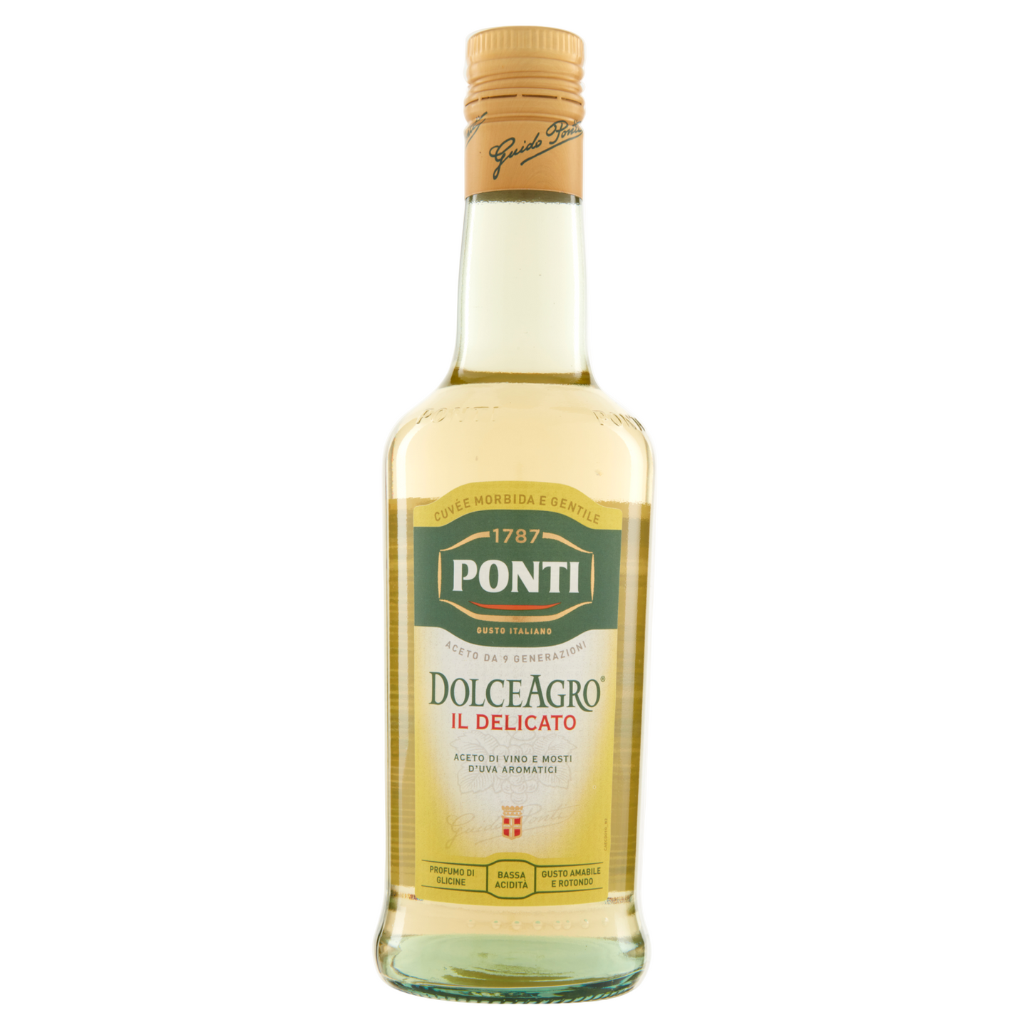 Ponti aceto Dolce Agro Delicato (Weiß,Bianco) 500 ml