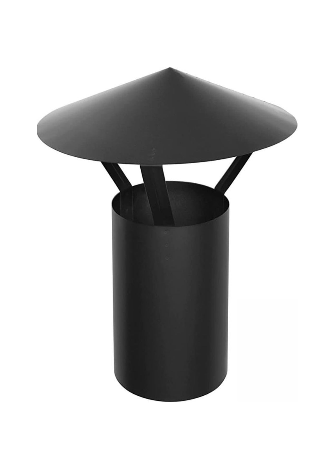 Rauchrohr mit Regenschutz