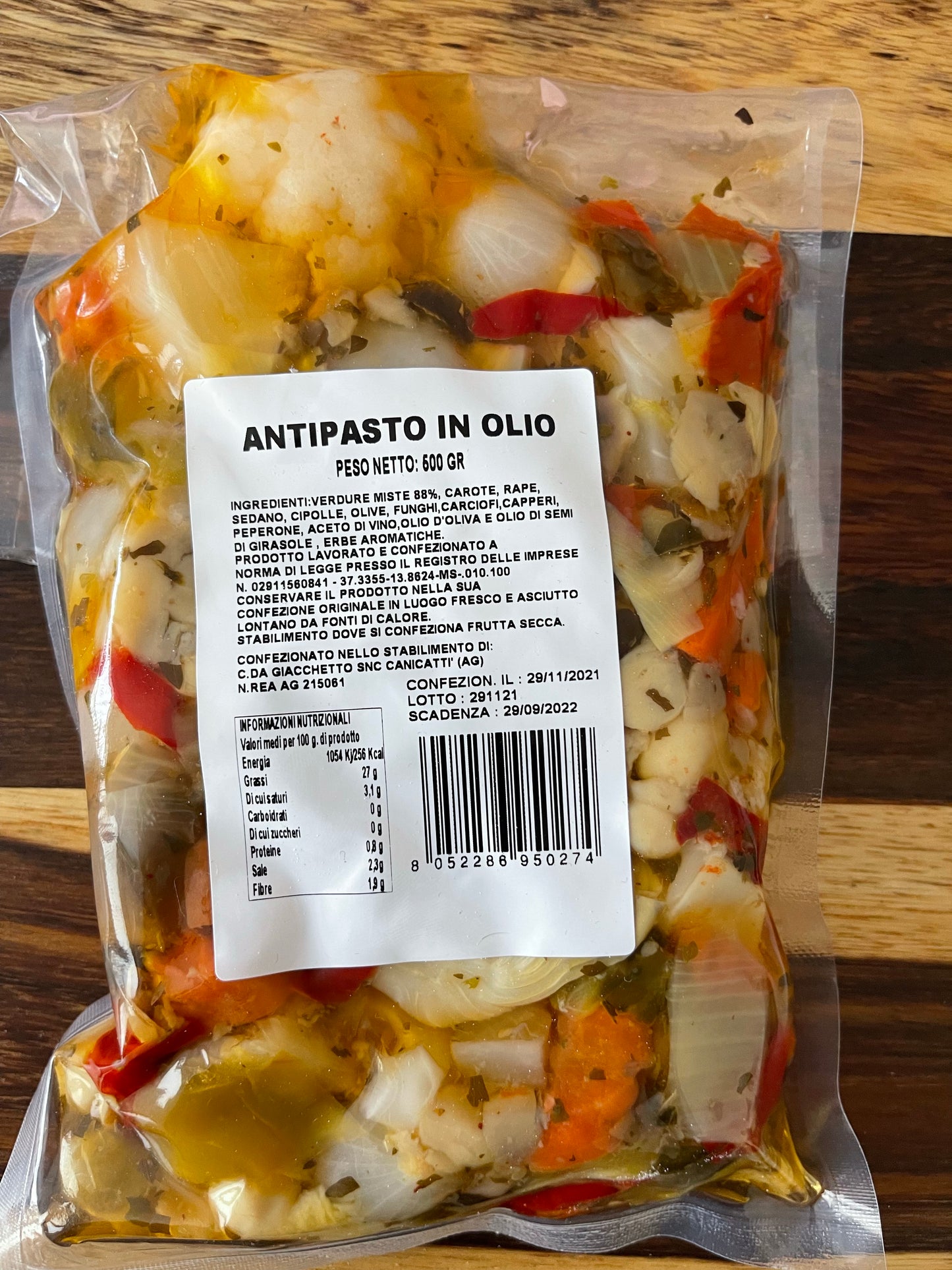 Antipasto in Olio