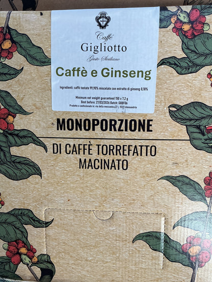 Sizilianischer Espresso/ Intenso/caffé e Ginseng  Pads