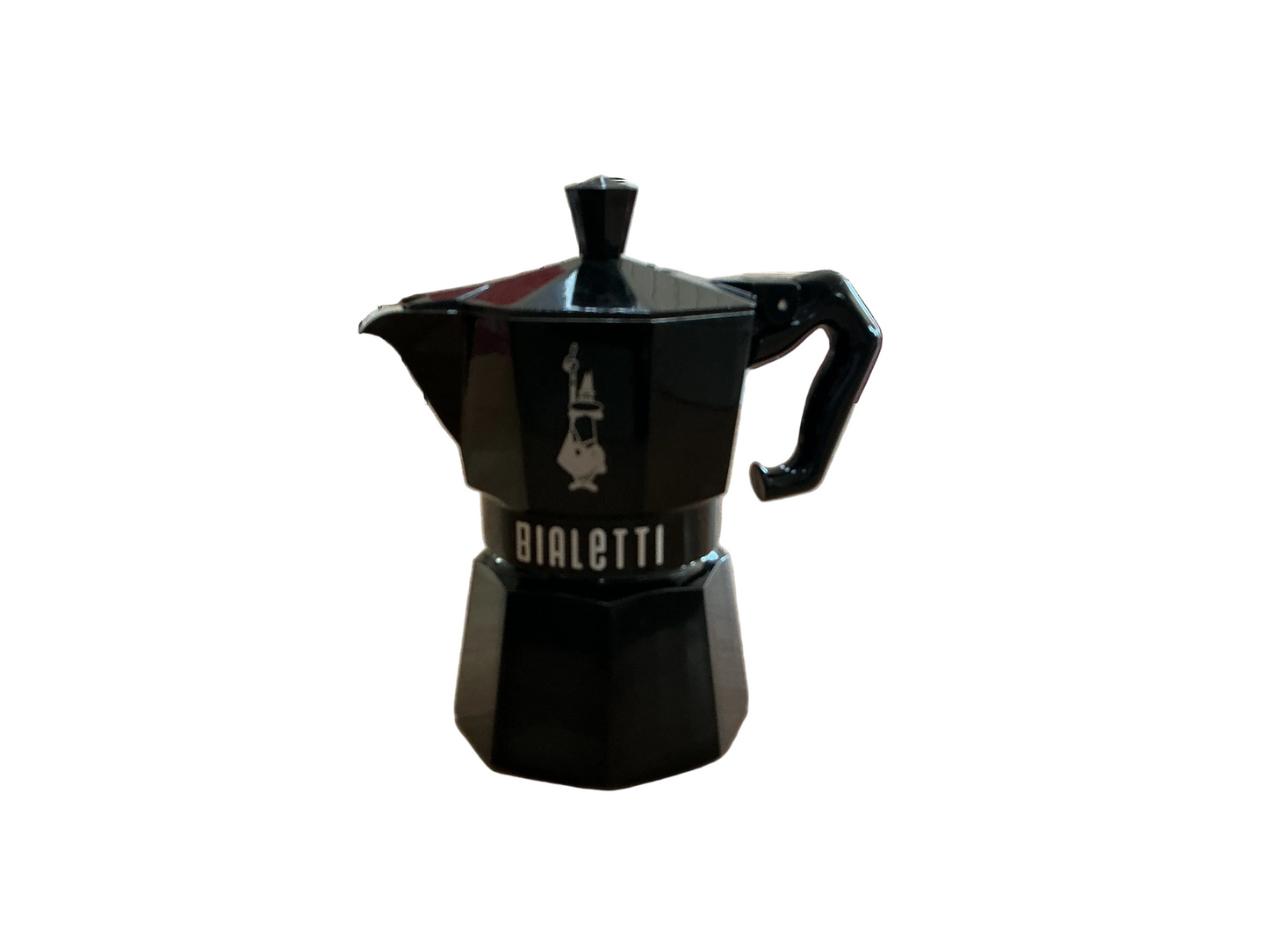 Bialetti Espressokocher Moka Exclusive 3/6 Tassen Schwarz
