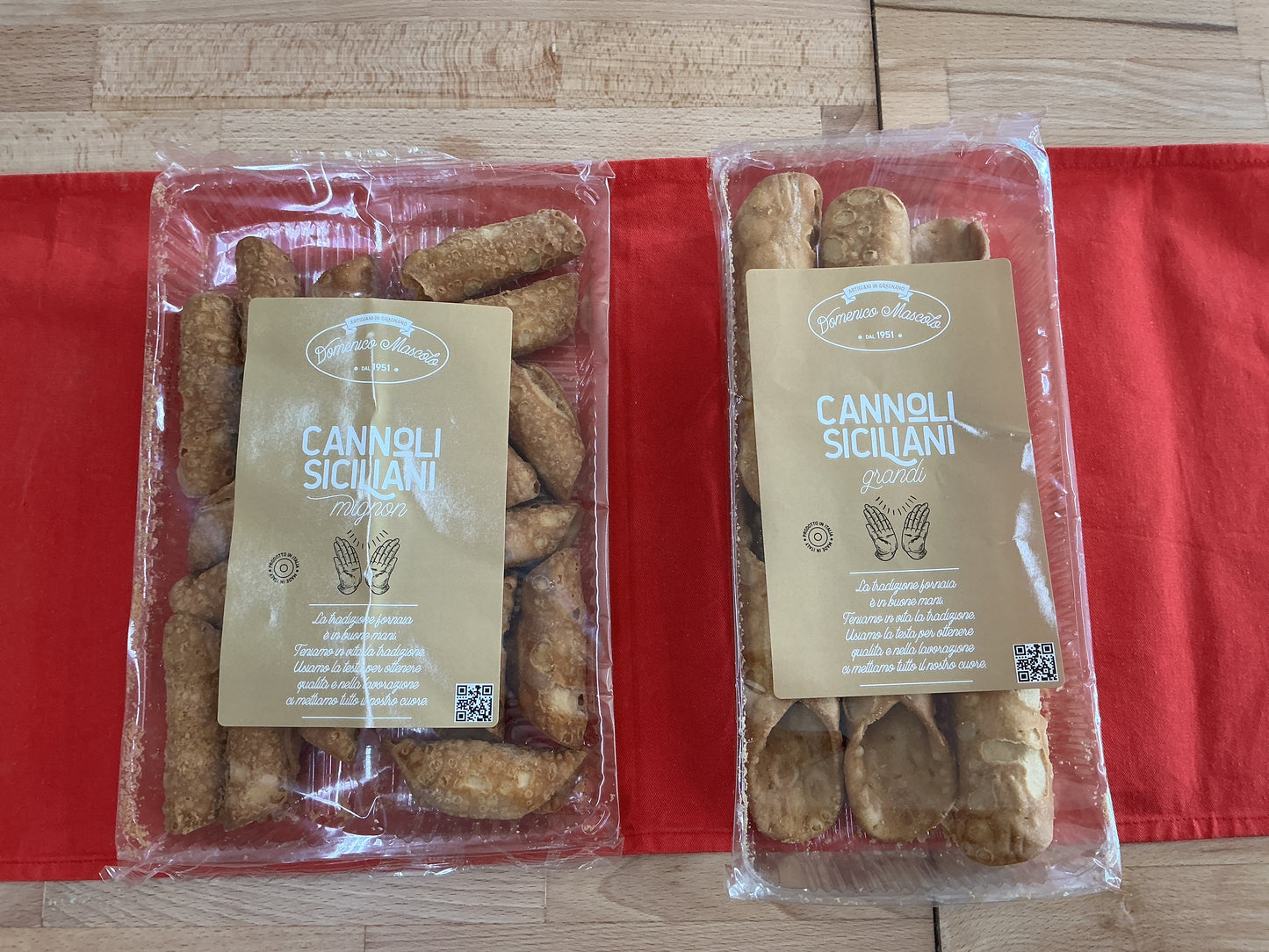 Cannoli Siciliani  grandi/ Mignon 160gr