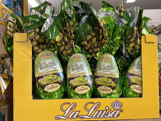 La Luisa uovo Fondente/pistacchio  con sorpresa 250gr