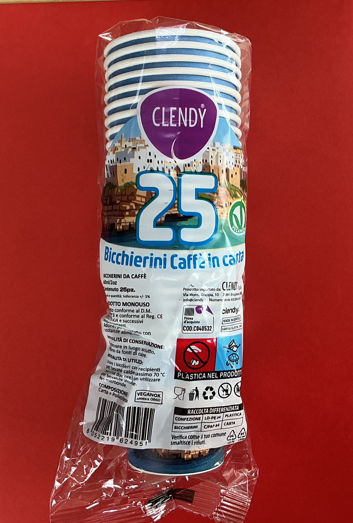 Bicchierini caffé carta 25st