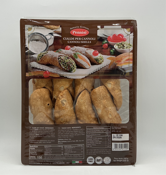 Cialde per cannoli  grandi Pennisi 250g