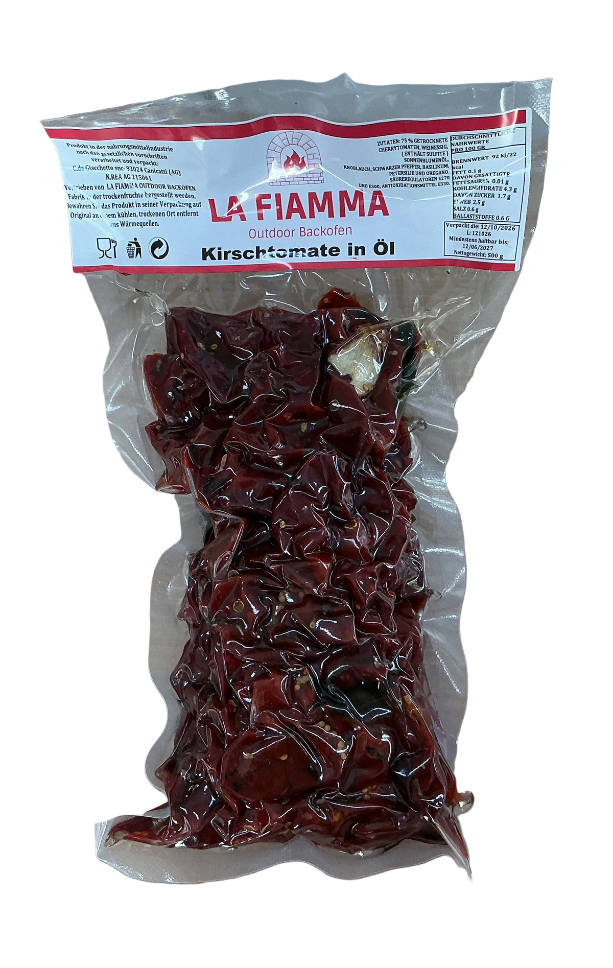 Antipasti Kirschtomaten in Öl 500gr
