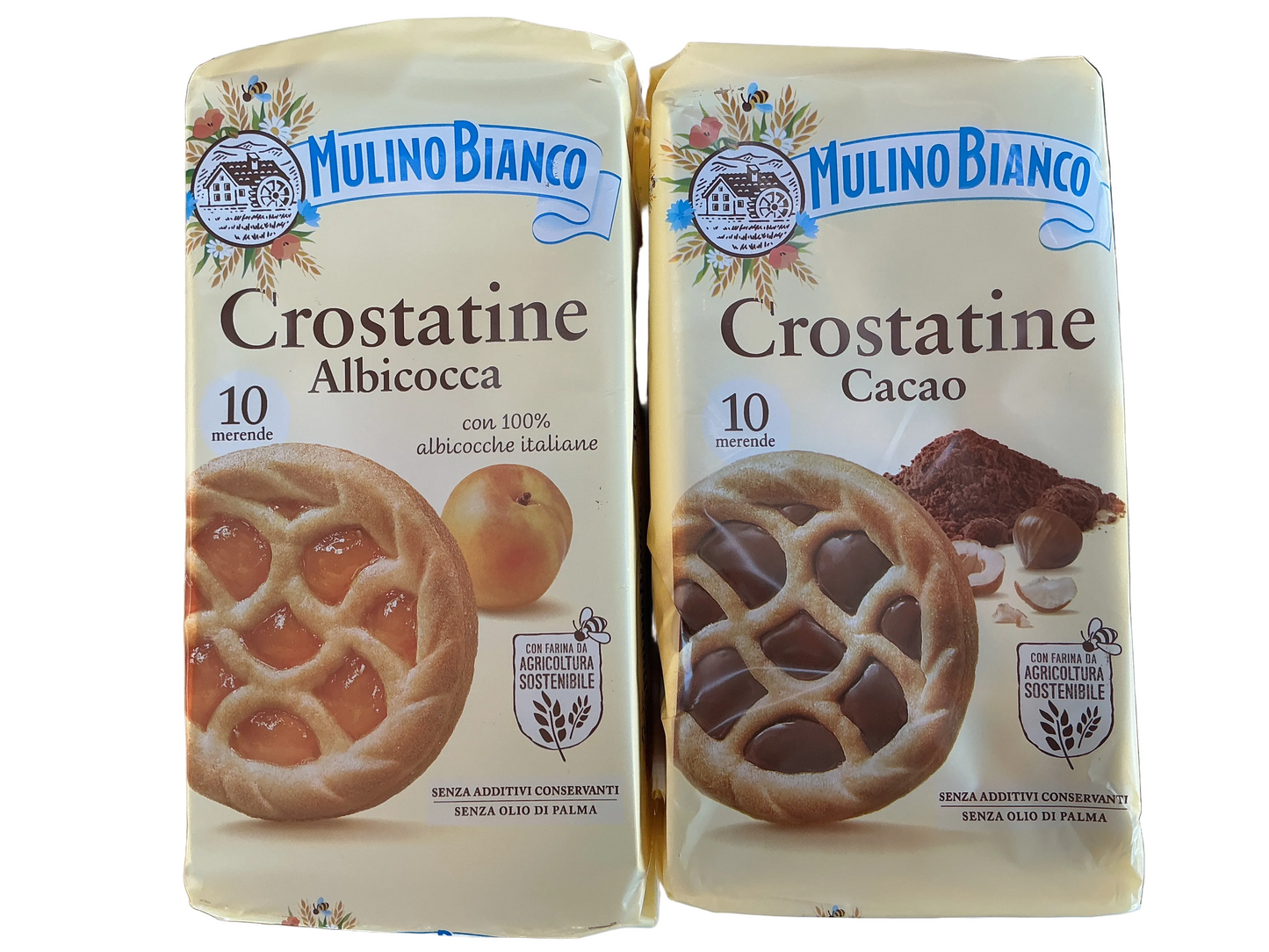 Mulino bianco Crostatine Albicocca/ cacao 10st.