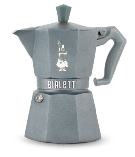 Bialetti Grau Induktion Exclusiv 3 Tasse EspressoKocher