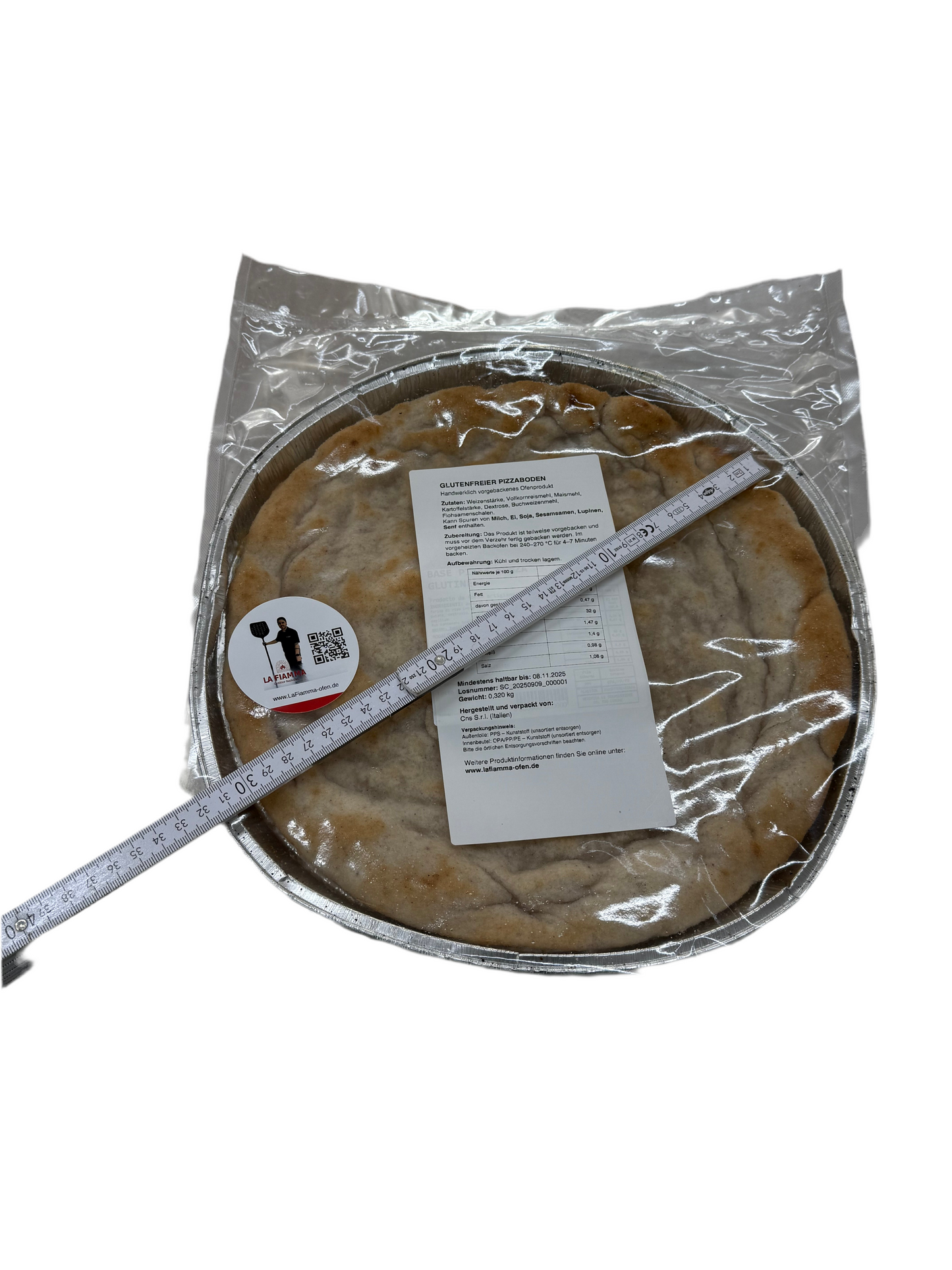 Glutenfreier Pizzaboden 300 gr