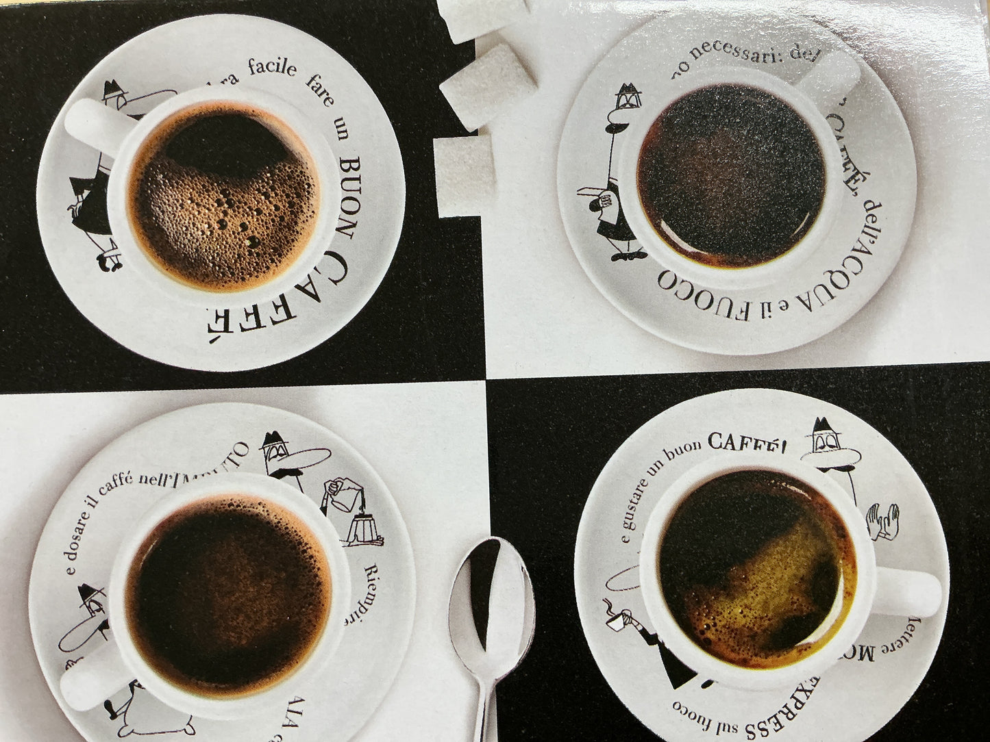 Bialetti 4set Tassen Moka