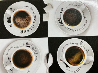 Bialetti 4set Tassen Moka