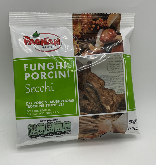 Funghi Porcini secchi 20g ( Getrocknete Steinpilze, Boletus Edulis)