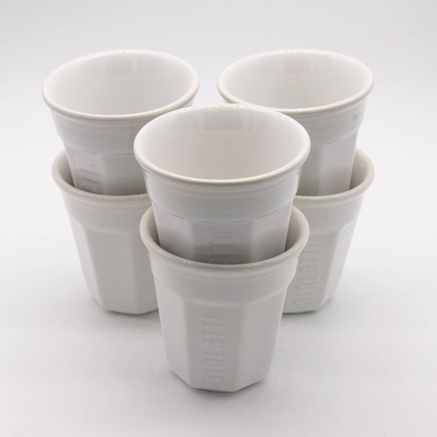 Espressobecher-Set weiß, 6-tlg.