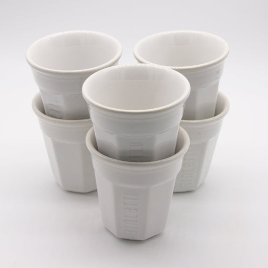 Espressobecher-Set weiß, 6-tlg.