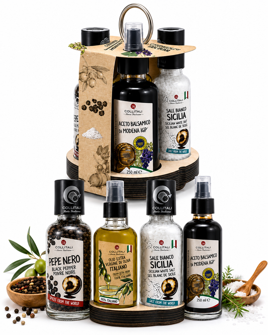 Collitali Gourmet Gewürz- & Genusskarussell – Italienisches Feinkost-Geschenkset