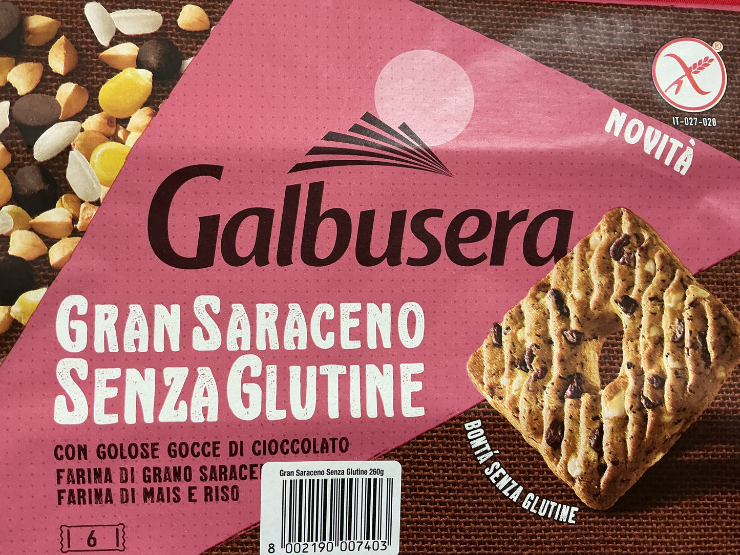 Galbusera Glutenfreie Kekse