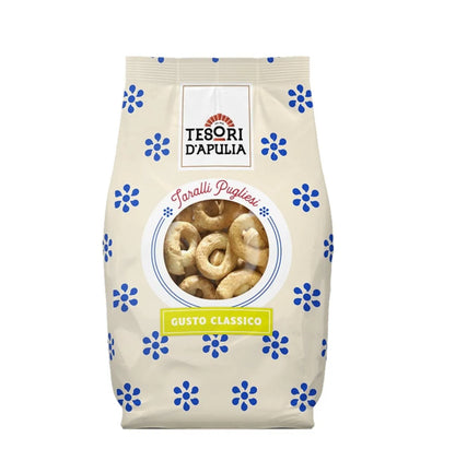 Tesori d’Apulia Taralli – Italienische Knabberei (400 g)