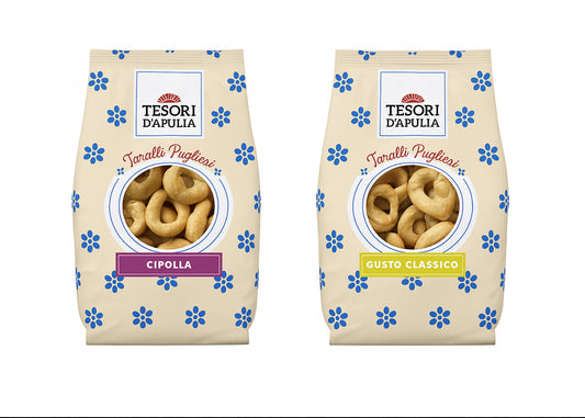 Tesori d’Apulia Taralli – Italienische Knabberei (400 g)