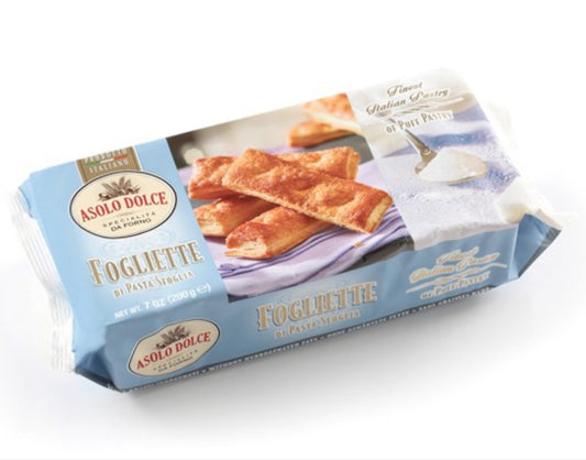 Asolo Dolce – Fogliette di Pasta Sfoglia (200g) Blätterteig
