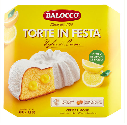Balocco Zitronen Torte 400g Sizilianische Zitronen!