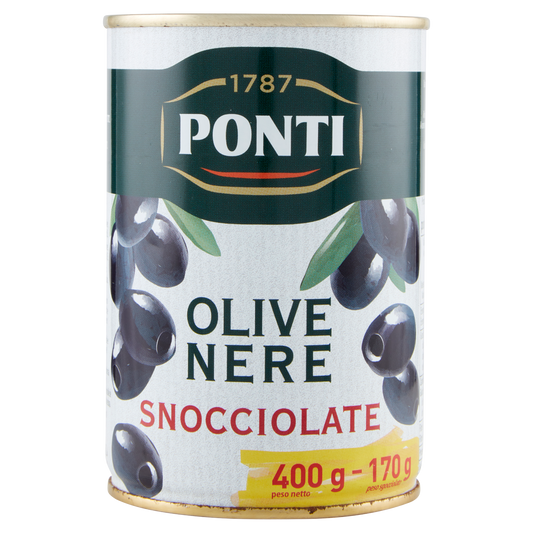 PONTI OLIVE NERE SNOCCIOLATE 400 gr