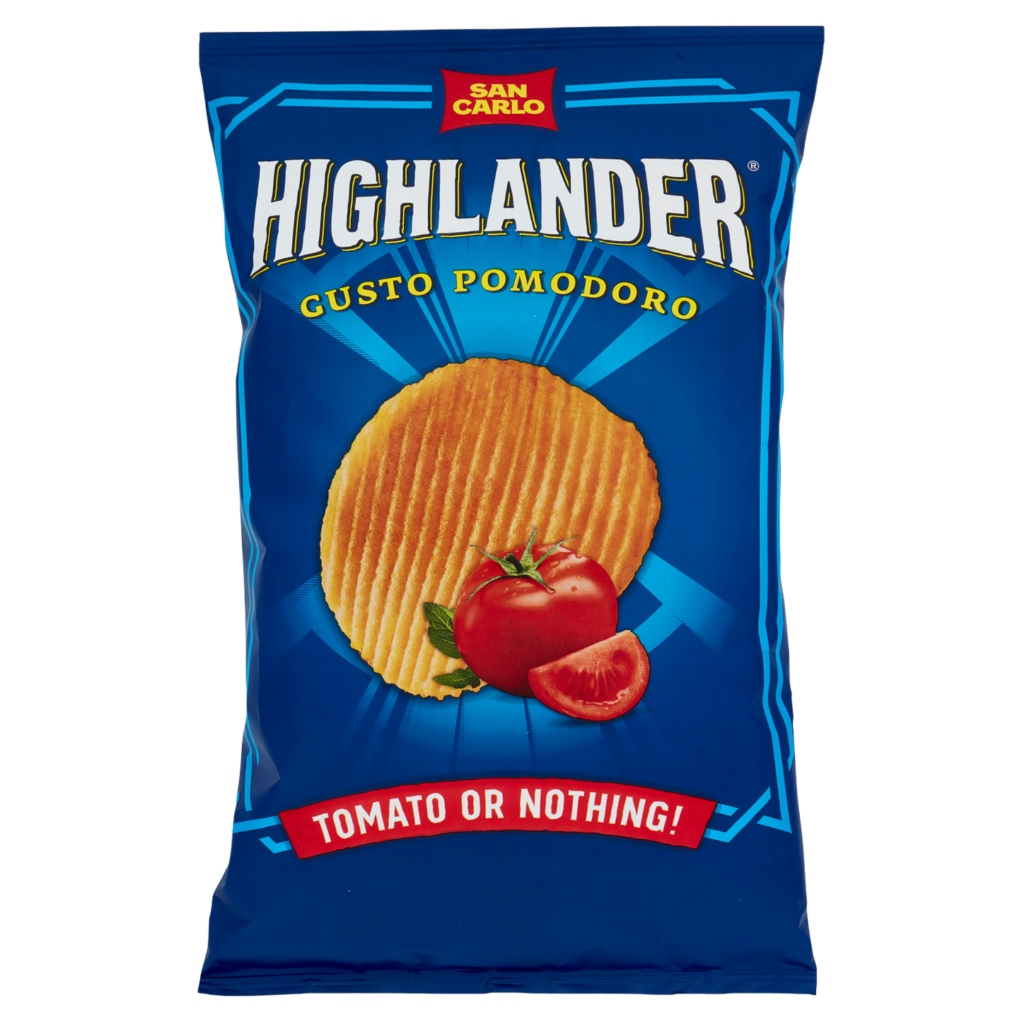 SAN CARLO PATATINE HIGHLANDER TOMATO 130 GR