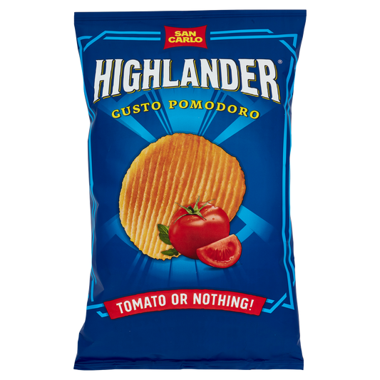 SAN CARLO PATATINE HIGHLANDER TOMATO 130 GR