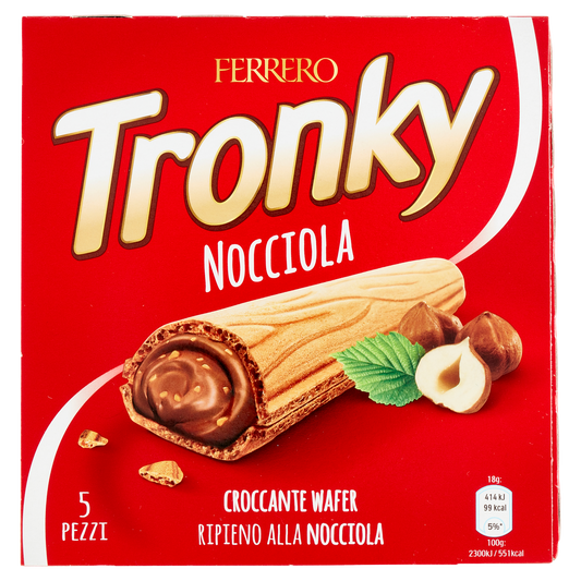 FERRERO TRONKY NOCCIOLA X5 90 GR