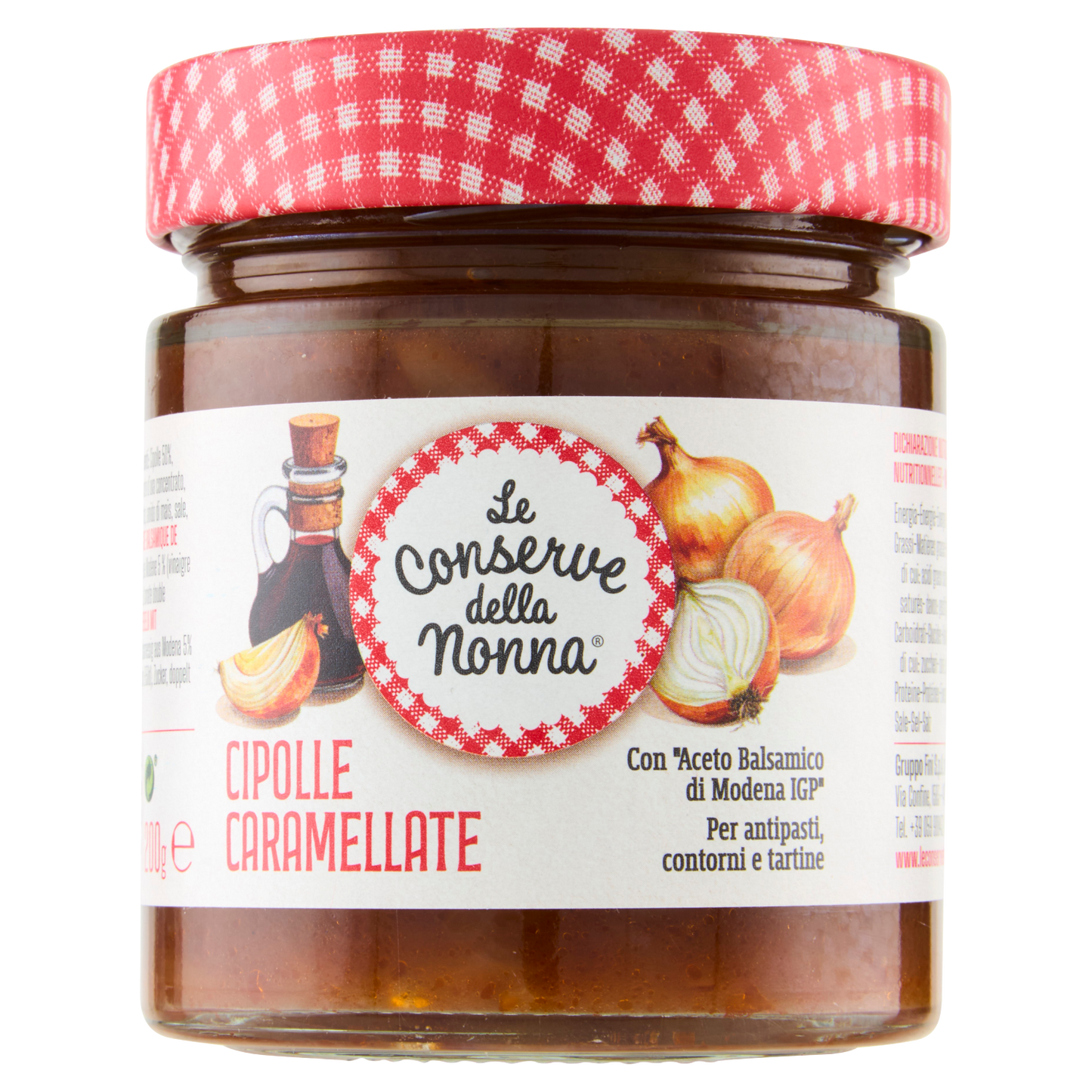 CONSERVE DELLA NONNA CIPOLLE CARAMELLATE 200 GR