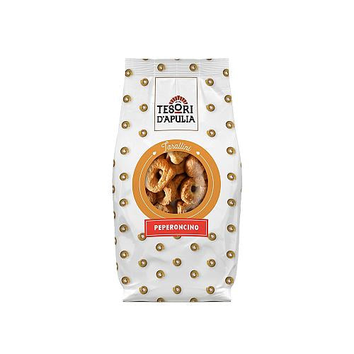 TESORI D'APULIA TARALLINI AL PEPERONCINO 200 GR