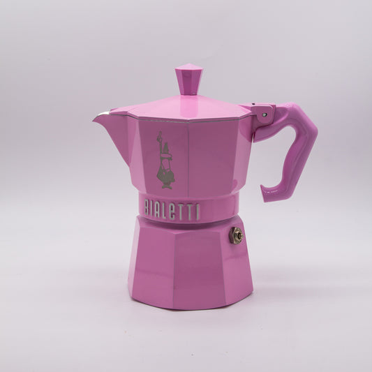 Bialetti Moka Esspressokocher Pink 3 Tassen