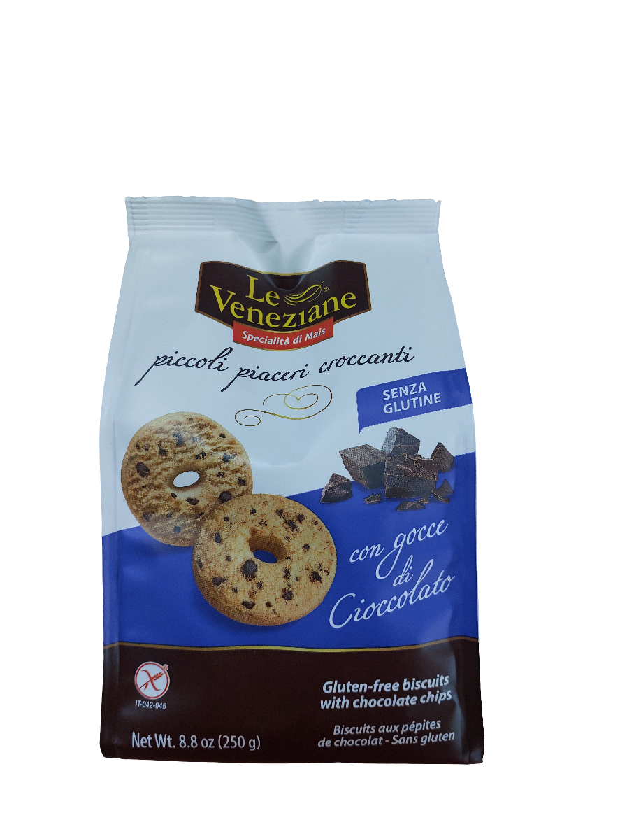 Le Veneziane  Kekse mit Schokolade Glutenfrei 250g