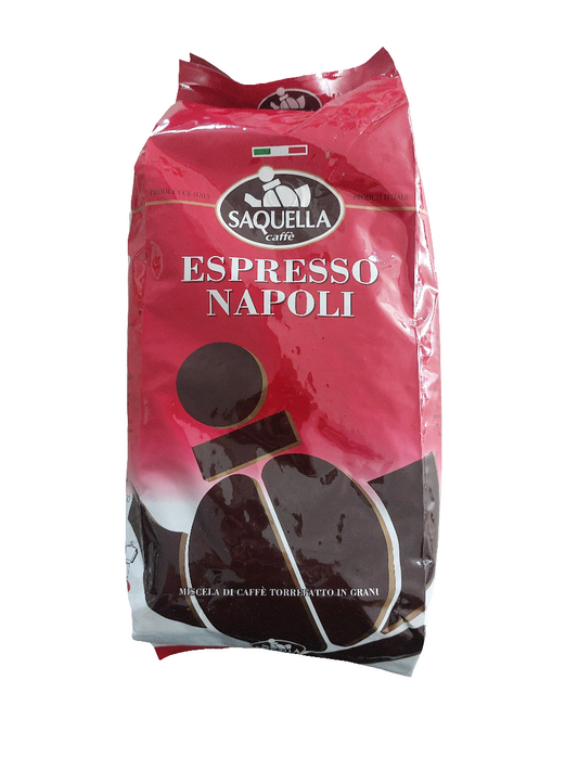 Saquella Espresso Napoli Ganze Bohnen 1 Kg