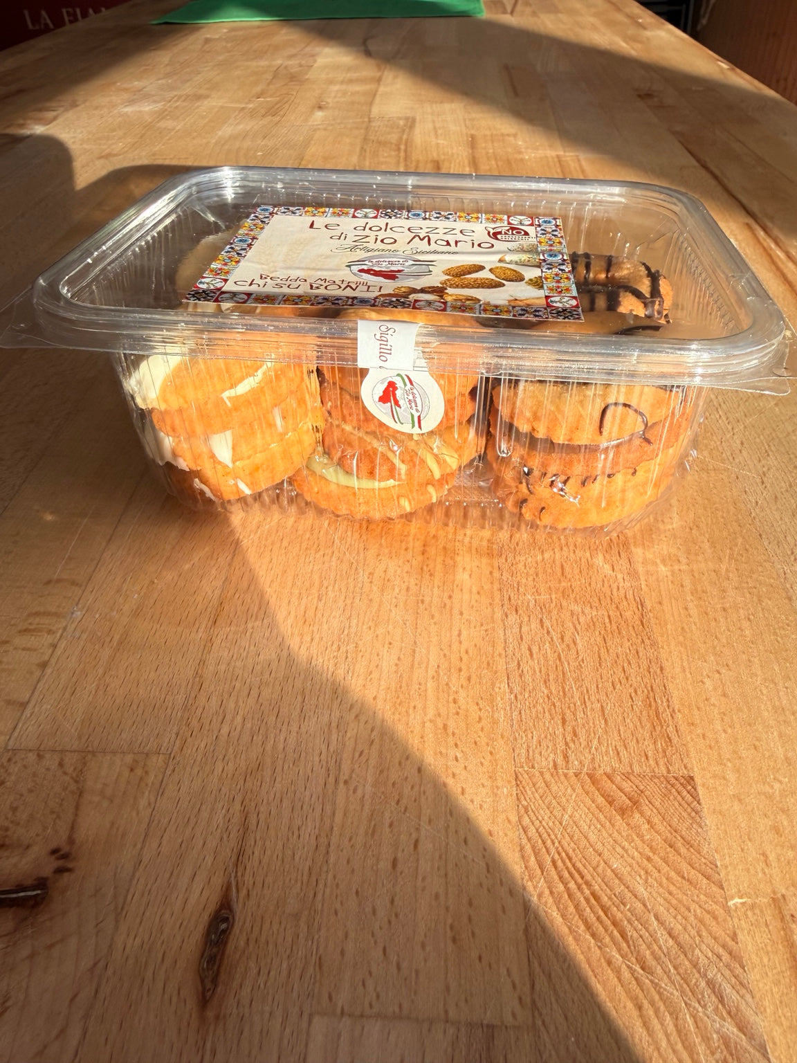 Occhi di Bue – Packung mit sizilianischen Doppelkeksen