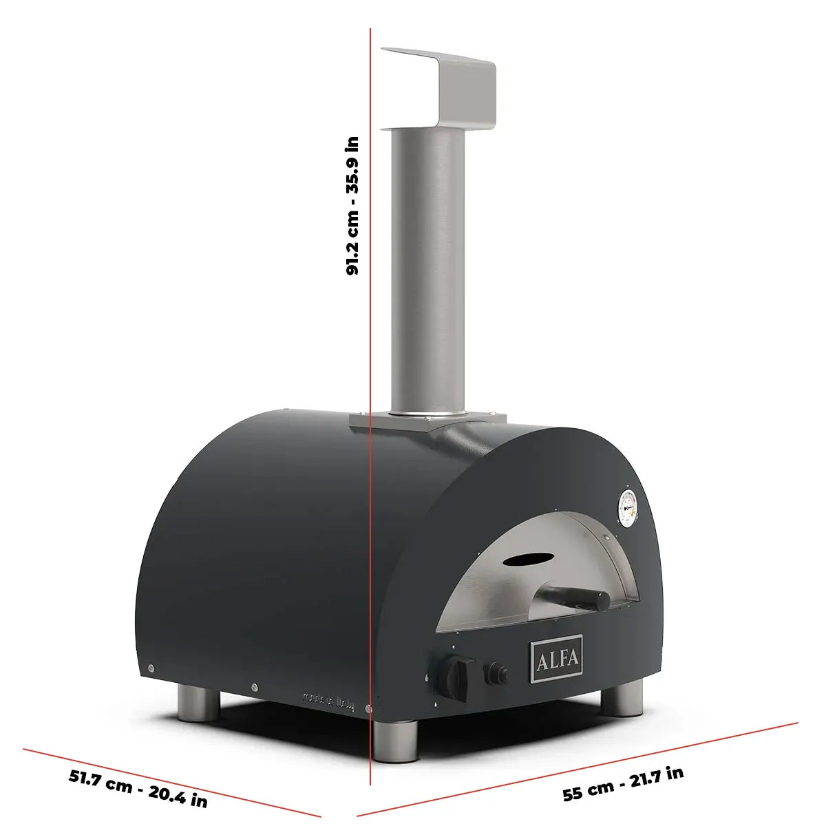 Alfa Moderno Pizzaofen Prortable