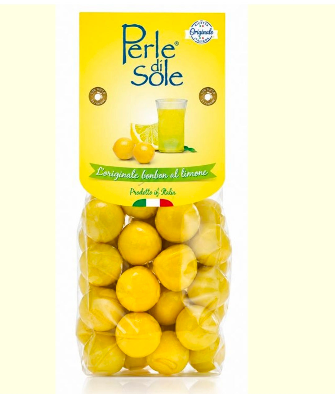 Perle di Sole Caramelle al Liquore Limone/Liquore e Fondente 150gr