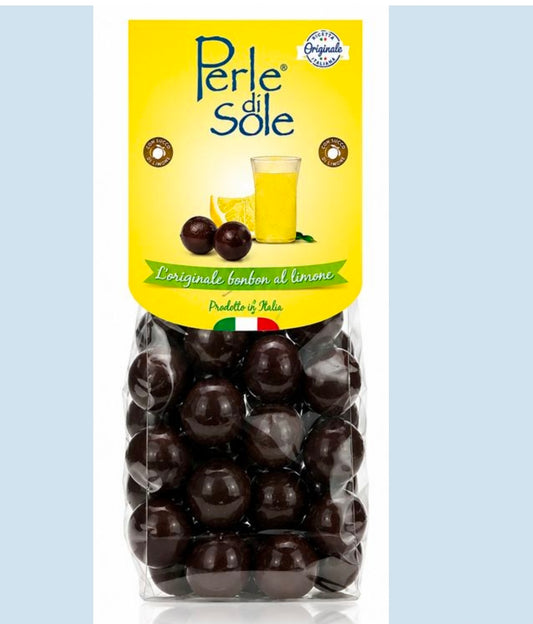 Perle di Sole Caramelle al Liquore Limone/Liquore e Fondente 150gr