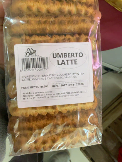 Umberto Latte – Zutatenetikett